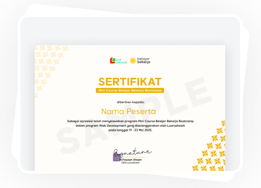 Contoh Sertifikat